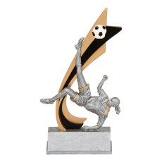 Action Soccer Female Resin Trophy - Trophies