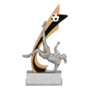 Action Soccer Female Resin Trophy
