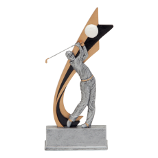 Action Golf Male Resin Trophy - Trophies