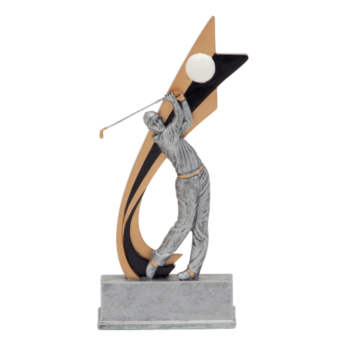 Trophies - Action Golf Male Resin Trophy