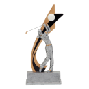 Action Golf Female Resin Trophy