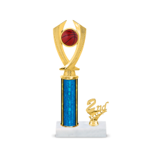 Basketball Banner Deluxe 2nd Place Trophy - Trophies
