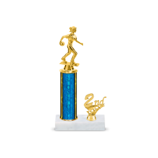 Bowling Female Deluxe 2nd Place Trophy - Trophies
