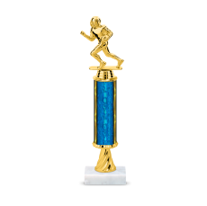Football Banner Elevated Trophy - Football Trophies