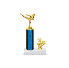Female Karate Deluxe 3rd Place Trophy - 3rd Place Trophies