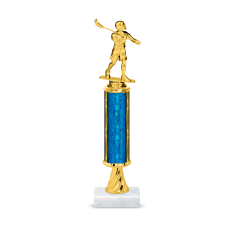 Male Lacrosse Elevated Trophy - Lacrosse Trophies