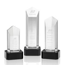 McFadden on Base Black Towers Crystal Trophy - Crystal Trophies
