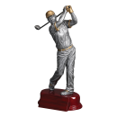 Modern Golf Male Resin Figure Trophy